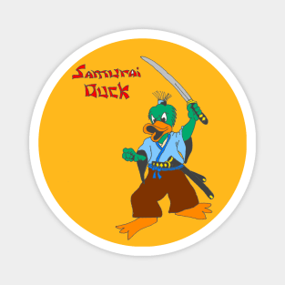 Samurai Duck Magnet